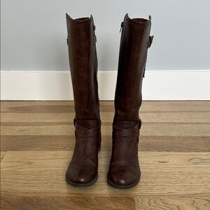G by Guess Leather Riding Boots